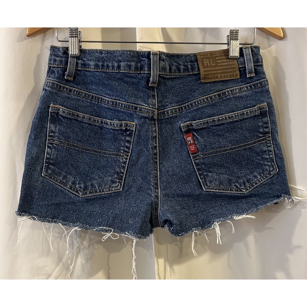 VTG 90s Era Polo Jeans Co Ralph Lauren Shorts Womens‎ 6 Denim Cut Of Shorts - Picture 3 of 5
